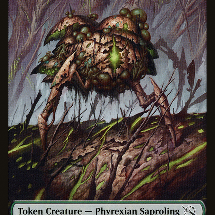 Treasure (20) // Phyrexian Saproling Double-Sided Token [March of the Machine Tokens]