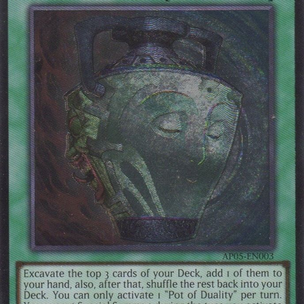 Pot of Duality [AP05-EN003] Ultimate Rare