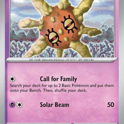 Solrock (093/197) [Scarlet & Violet: Obsidian Flames]