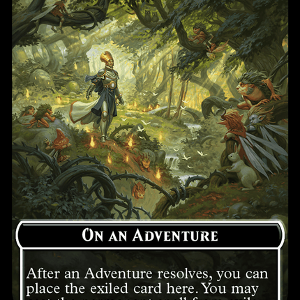 On an Adventure Emblem [Wilds of Eldraine Tokens]