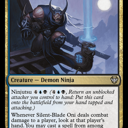 Silent-Blade Oni [Outlaws of Thunder Junction Commander]
