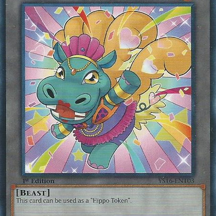 Hippo Token (Blue) [YS16-ENT03] Common