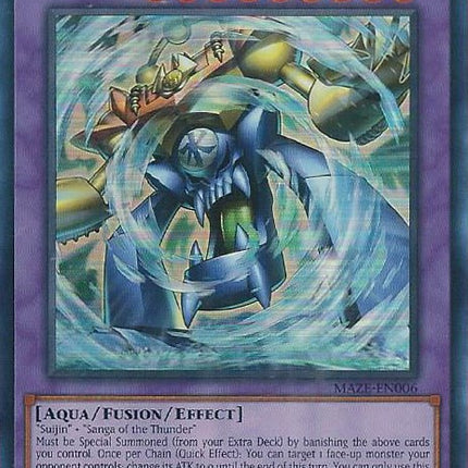 Gate Guardian of Water and Thunder [MAZE-EN006] Super Rare