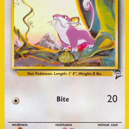 Rattata (89/130) [Base Set 2]