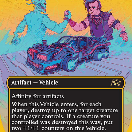 Demonic Junker (Borderless) (First-Place Foil) [Aetherdrift]