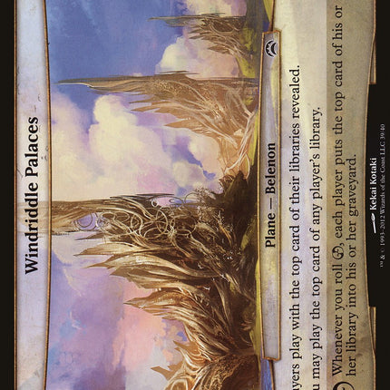 Windriddle Palaces (Planes) [Planechase 2012 Planes]