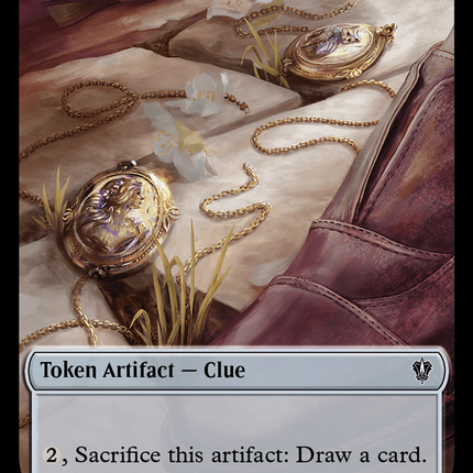 Clue // Food Double-Sided Token [Murders at Karlov Manor Commander Tokens]