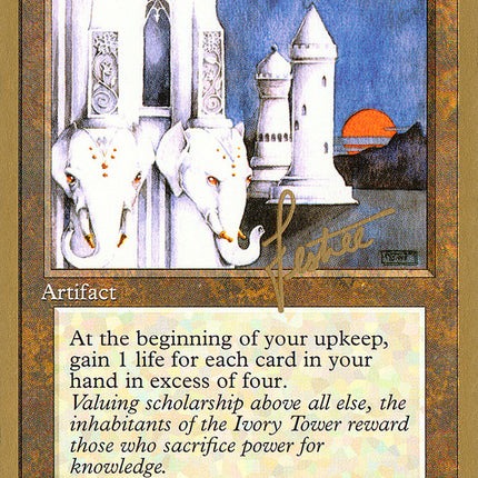 Ivory Tower (Bertrand Lestree) [Pro Tour Collector Set]