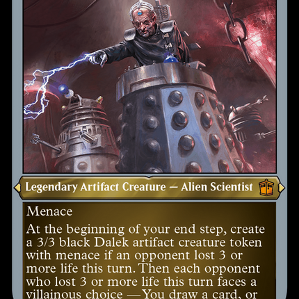 Davros, Dalek Creator (Display Commander) - Thick Stock [Doctor Who]