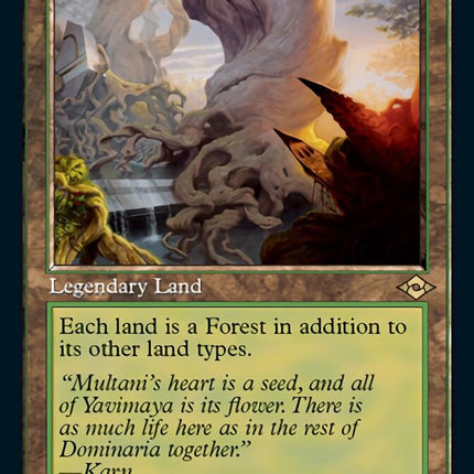 Yavimaya, Cradle of Growth (Retro Foil Etched) [Modern Horizons 2]