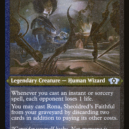 Rona, Sheoldred's Faithful (Foil Etched) [Multiverse Legends]
