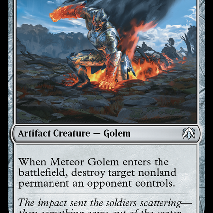 Meteor Golem [March of the Machine Commander]