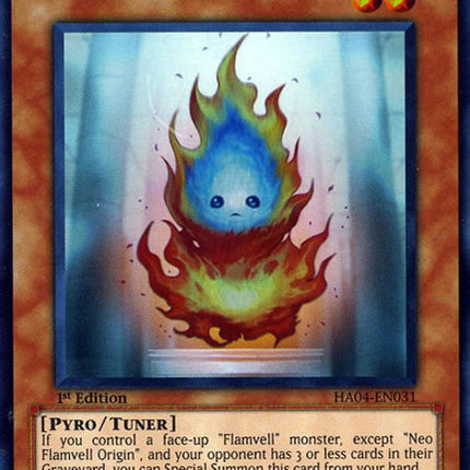 Neo Flamvell Origin [HA04-EN031] Super Rare