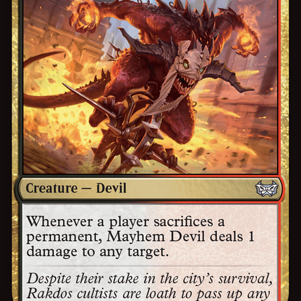 Mayhem Devil [Duskmourn: House of Horror Commander]