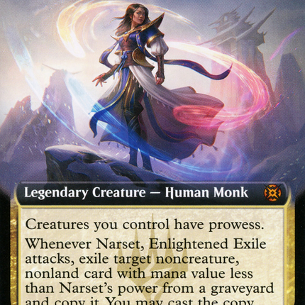 Narset, Enlightened Exile (Extended Art) [March of the Machine: The Aftermath]