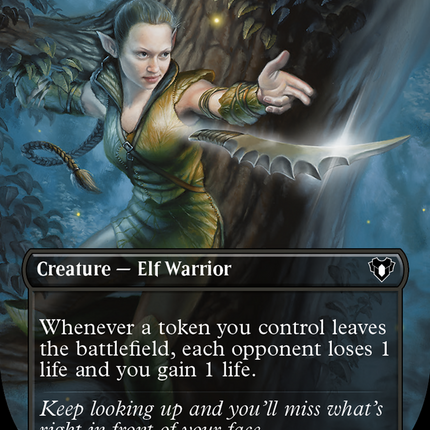 Nadier's Nightblade (Borderless Alternate Art) [Commander Masters]