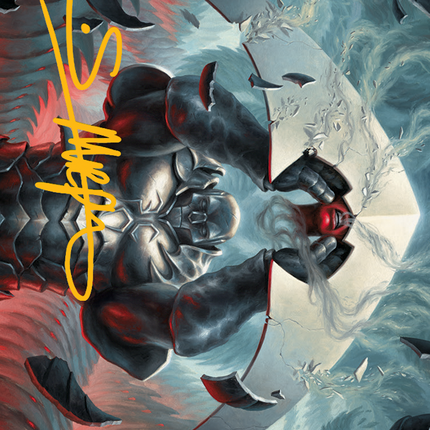 Mirrodin Avenged Art Card (Gold-Stamped Signature) [March of the Machine Art Series]