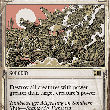 Fell the Mighty [Outlaws of Thunder Junction: Breaking News]