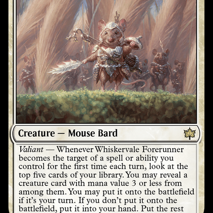 Whiskervale Forerunner [Bloomburrow]