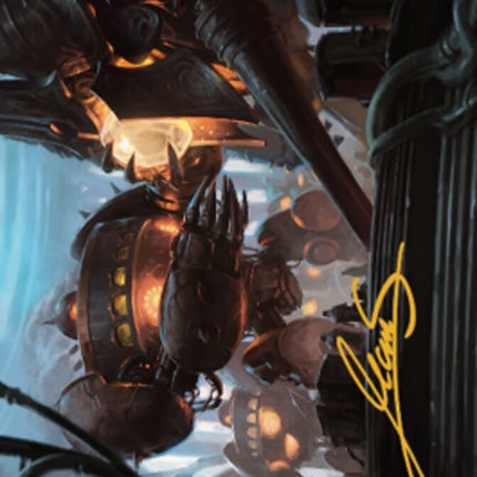 Autonomous Assembler Art Card (Gold-Stamped Signature) [The Brothers' War Art Series]