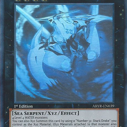Number C32: Shark Drake Veiss [ABYR-EN039] Ghost Rare