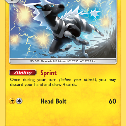 Zebstrika (82/214) [Sun & Moon: Lost Thunder]