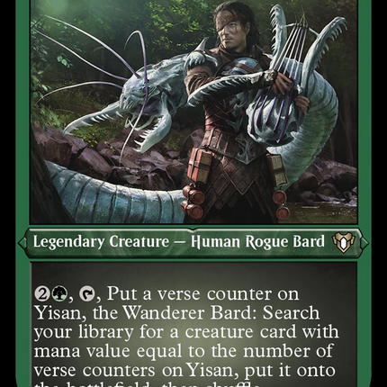 Yisan, the Wanderer Bard (Foil Etched) [Commander Masters]