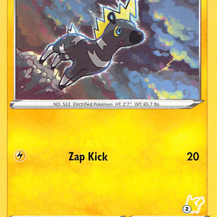 Blitzle (053/185) (Pikachu Stamp #2) [Battle Academy 2022]