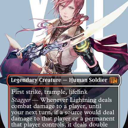 Lightning, Army of One (Borderless) (0400) [FINAL FANTASY]