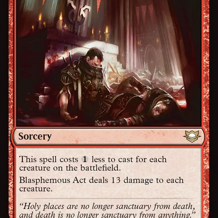 Blasphemous Act [Edge of Eternities Commander]