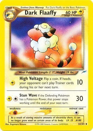 Dark Flaaffy (34/105) [Neo Destiny Unlimited]