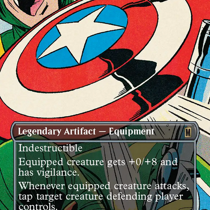 Captain America's Shield (Borderless) (0317) [Marvel Super Heroes]