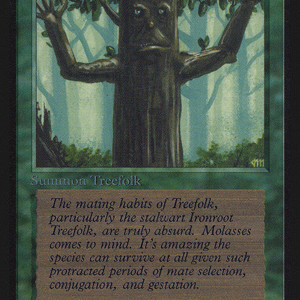 Ironroot Treefolk [Alpha Edition]