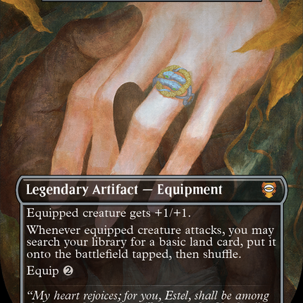 Ring of Barahir - Sword of the Animist (Surge Foil Realms and Relics) [The Lord of the Rings: Tales of Middle-Earth Commander]