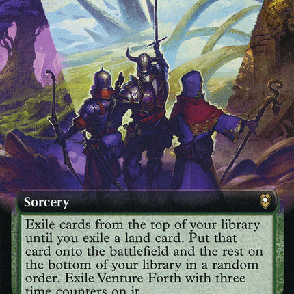 Venture Forth (Extended Art) [Commander Legends: Battle for Baldur's Gate]