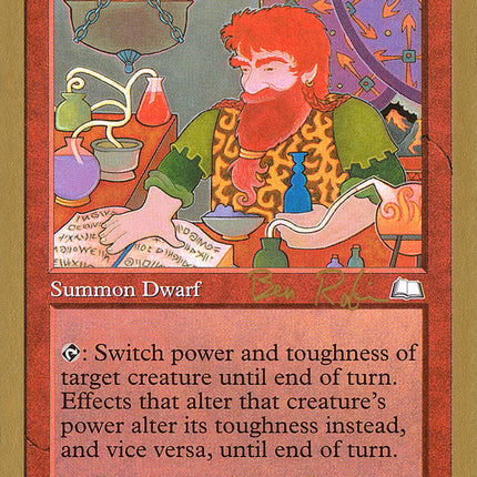 Dwarven Thaumaturgist (Ben Rubin) (SB) [World Championship Decks 1998]