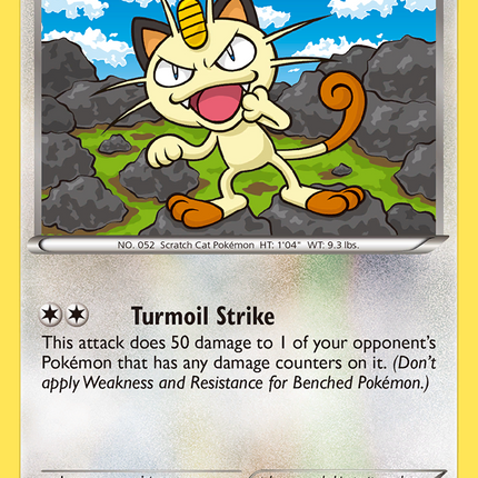 Meowth (74/124) [XY: Fates Collide]