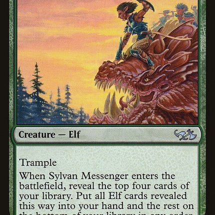 Sylvan Messenger (Elves vs. Goblins) [Duel Decks Anthology]