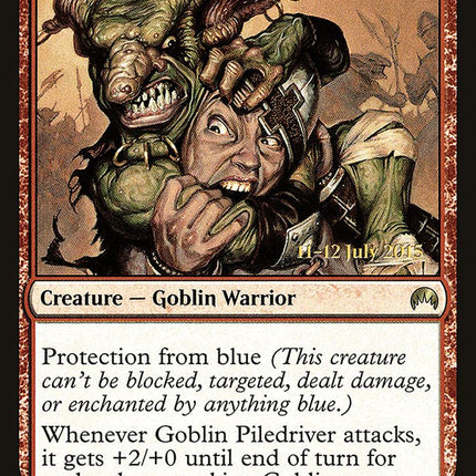 Goblin Piledriver [Magic Origins Prerelease Promos]