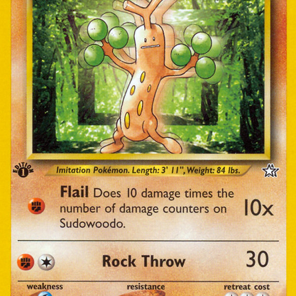 Sudowoodo (77/111) [Neo Genesis 1st Edition]