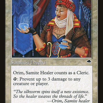 Orim, Samite Healer [Tempest]