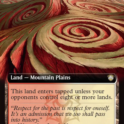 Turbulent Steppe (Extended Art) [Secrets of Strixhaven Commander]