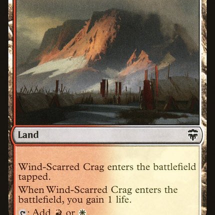 Wind-Scarred Crag [Commander Legends]