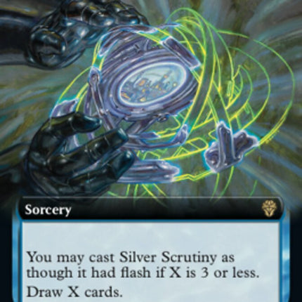 Silver Scrutiny (Extended Art) [Dominaria United]