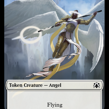 Angel (3) // Demon Double-Sided Token [March of the Machine Commander Tokens]