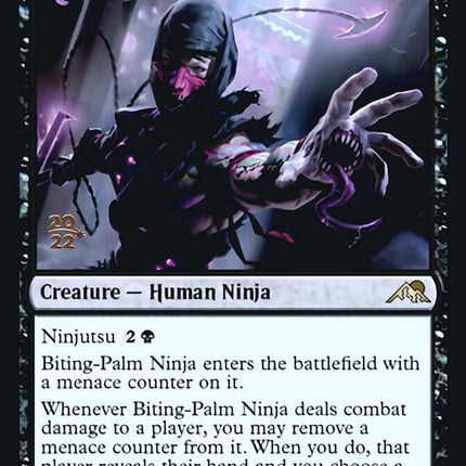 Biting-Palm Ninja [Kamigawa: Neon Dynasty Prerelease Promos]