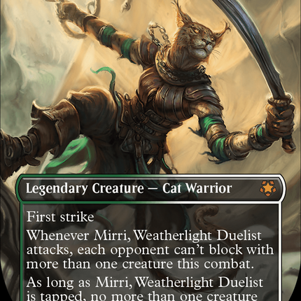 Mirri, Weatherlight Duelist (Borderless) [The Lost Caverns of Ixalan Special Guests]