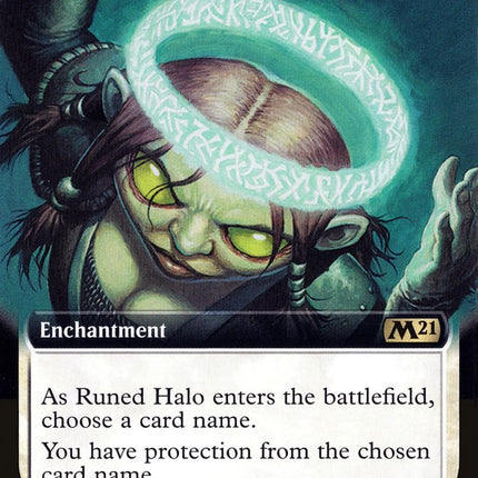 Runed Halo (Extended Art) [Core Set 2021]