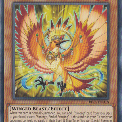 Simorgh, Bird of Bringing [RIRA-EN018] Rare