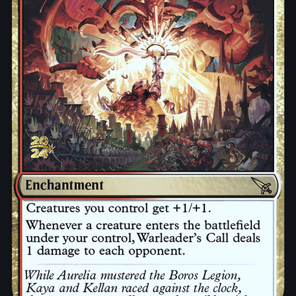 Warleader's Call [Murders at Karlov Manor Prerelease Promos]